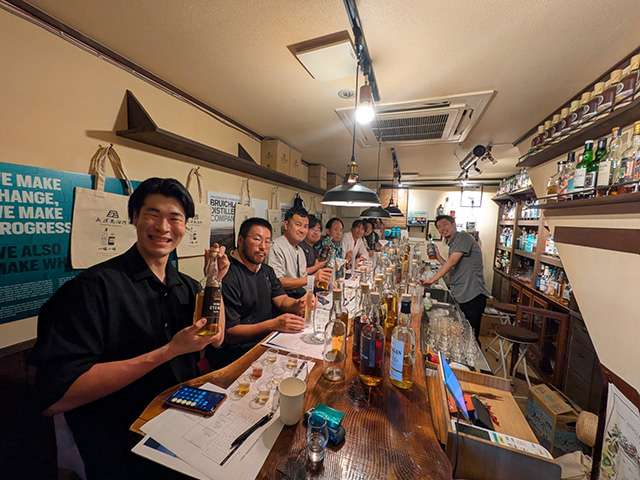 オリジナルボトル製作 in BAR LADDIE